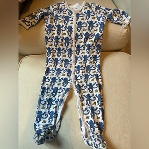 Roller Rabbit infant monkey footie